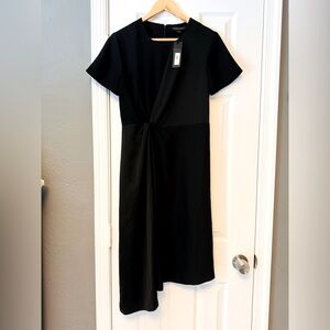 Black asymmetrical Banana Republic dress